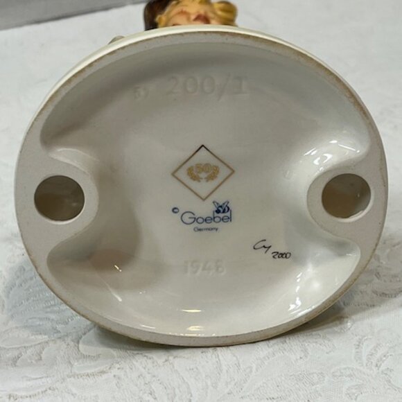 Vintage Goebel Hummel "Little Goat Herder" Boy w/Goats  Figurine #1689 - Picture 10 of 16